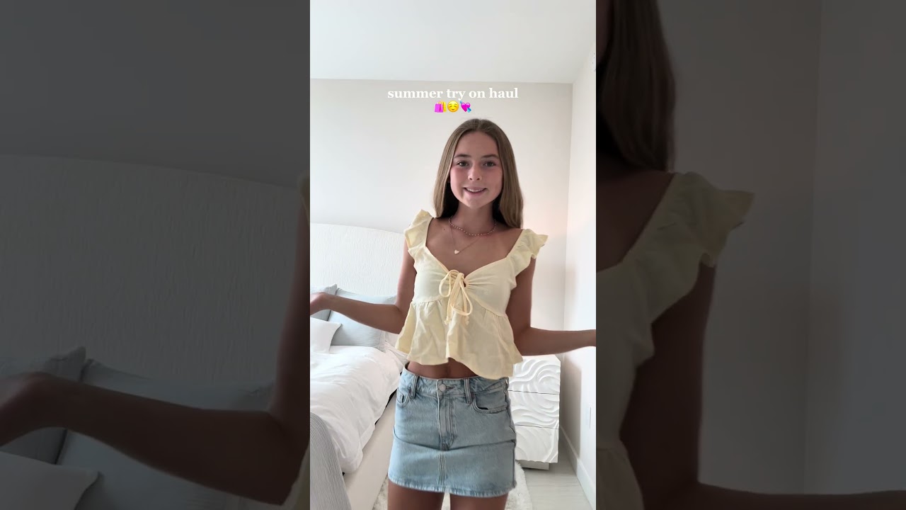 trendy summer clothing try on haul #aesthetic #outfits