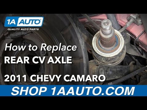 How to Replace Rear CV Axle 10-15 Chevy Camaro