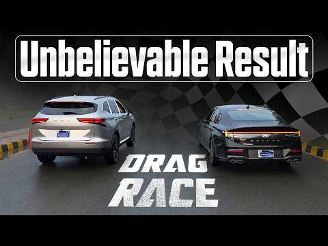 Drag Race - Haval H6 PHEV vs Range Rover SVR vs MK5 Supra vs Hyundai Sonata N-Line and many more!