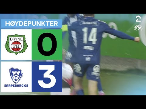 Bryne 0 - 3 Sarpsborg 08 - Høydepunkter