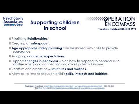 Domestic Abuse in Context - Considerations for Staff Working with Young Children (KS1-2)