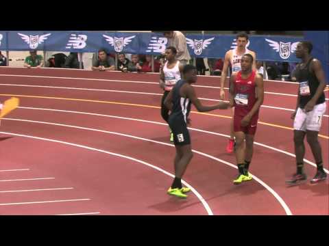Boys 60m Hurdles Semi Heat 2 - New Balance Nationals Indoor 2014