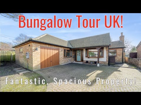 BUNGALOW TOUR UK Fantastic Property!  For Sale £350,000 Thompson, Norfolk - Longsons estate agents.