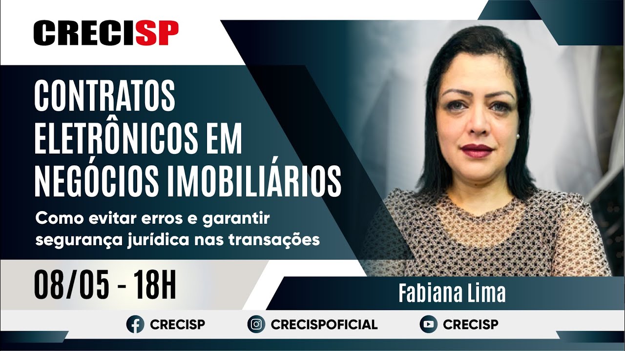 CONTRATOS ELETRÔNICOS EM NEGÓCIOS IMOBILIÁRIOS - FABIANA LIMA