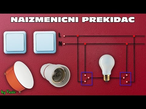 Kako povezati naizmenicni prekidac (pali gasi)