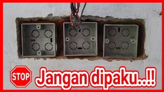 Download lagu CARA MEMASANG MANGKOK SAKLAR DAN STOP KONTAK PADA DINDING YANG SUDAH DI PLESTER mp3