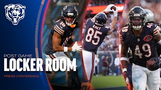 Bears postgame locker room | 2025 Week 3