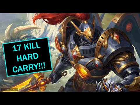 17+ Kill Hard Carry King Arthur Solo! - Smite