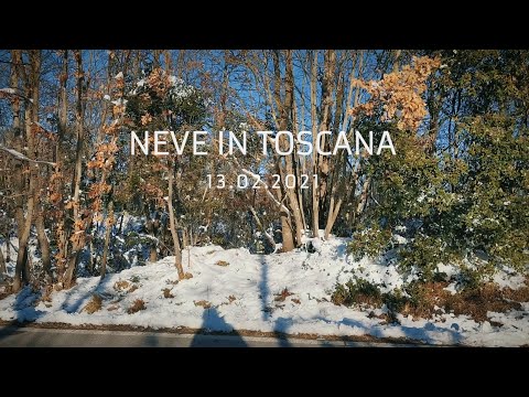 Neve e Burian in Toscana - San Vivaldo 13.02.2021  | Colline Toscane