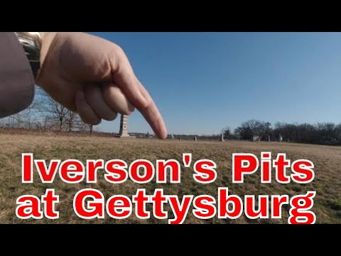 Iverson's Pits. The Horrors of the First Day's Fighting. Gettysburg.