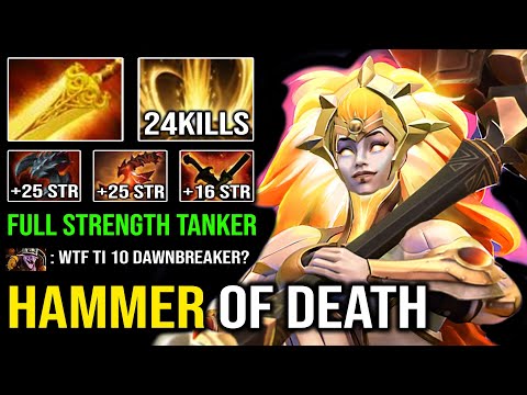 NEW TI10 META - Hammer of Death Full Strength Radiance Dawnbreaker Powerful LEVEL 30 Imba Dota 2