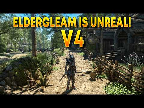 Skyrim Eldergleam V4 is UNREAL (Next Gen 4K Showcase & Performance Test)