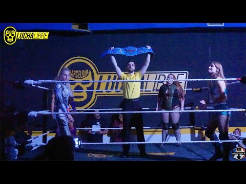 LLB LO DE ABRIL Nightshade c Vs Myla Grace Vs Sara Leon Vs Aluna Blue RCW WOMEN TITLE MATCH