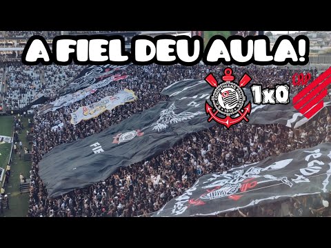 FESTA ABSURDA DA FIEL! Timão DESTRÓI o Furacão na arena! CORINTHIANS 1x0 Athletico PR