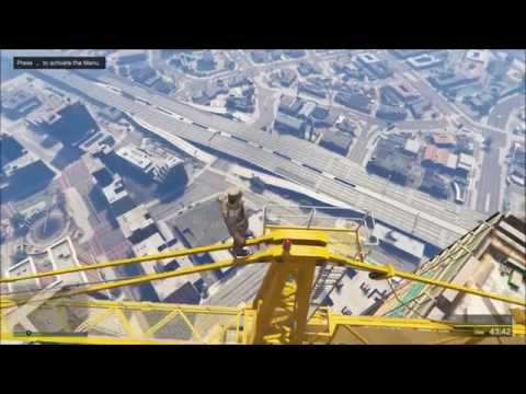 GTA 5 Random stunts #4 - jet ejection stunt