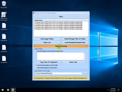 Extract Text From Images Software