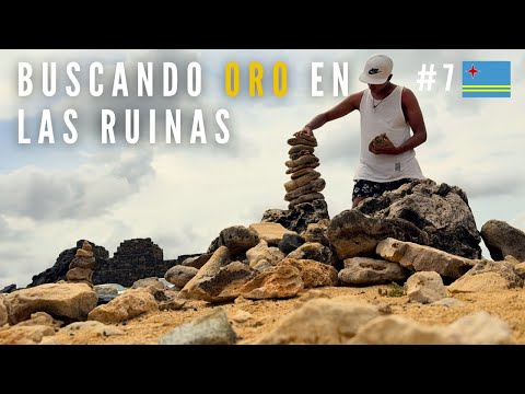 Las ruinas de oro de Bushiribana 💛 y las rocas gigantes de Ayo y Casibari 🪨 | Aruba #7 🇦🇼
