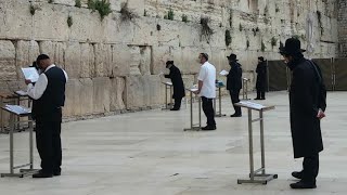 שחרית בשידור חי מהכותל המערבי י"ב בניסן