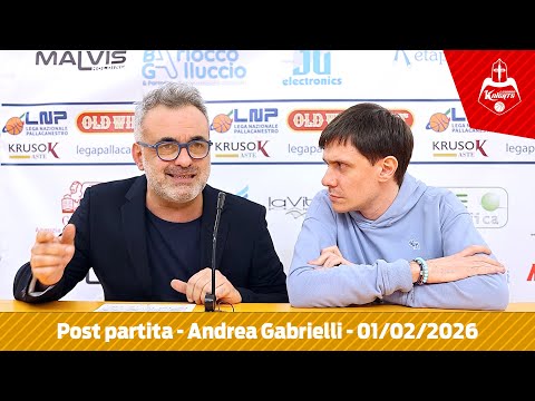 Legnano vs. Orzinuovi post-match | Andrea Gabrielli, February 1, 2026