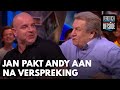 Jan pakt Andy aan als hij wordt gewezen op verspreking: 'Tul of Til?' | VERONICA OFFSIDE