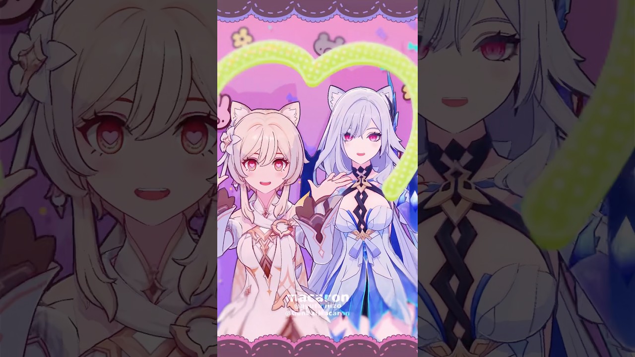 🦋スカーク　蛍🤍／Chiwawa【原神/MMD/Genshin impact】#原神 #genshinimpact #skirk #lumine #shorts