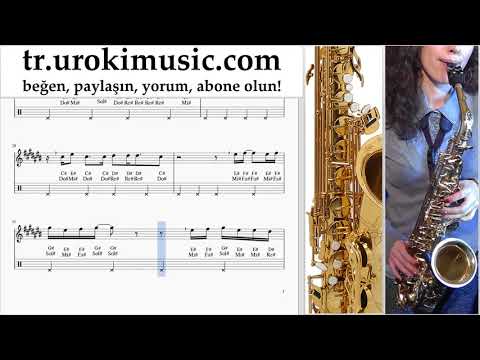 Saksafon dersleri (alto) Camila Cabello - All These Years Notalar Eğitim um-ih723