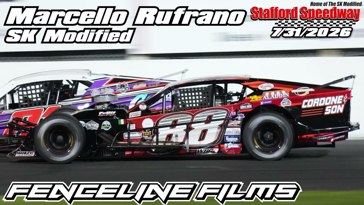 Marcello Rufrano SK Modified at Stafford Speedway