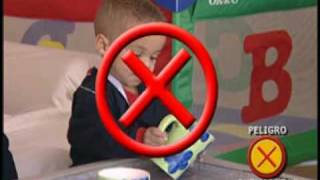 Keeping Children Safe DVD - Family Room Burn Injury Prevention - Spanish