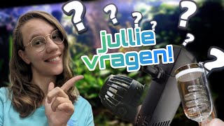 JULLIE vragen over Co2, Stroming, dode vissen & meer! //Nickey//