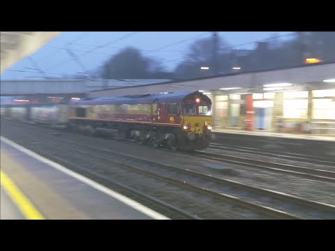 66161 4M30 Grangemouth to Daventry passing Lancaster 15/2/20