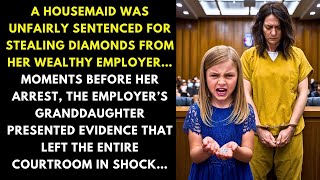 A HOUSEMAID WAS UNFAIRLY SENTENCED FOR STEALING DIAMONDS FROM HER WEALTHY EMPLOYER… MOMENTS BEFORE..