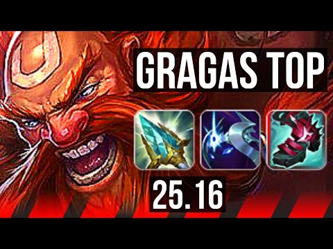 GRAGAS vs URGOT (TOP) | 9/4/16, Dominating | KR Diamond | 25.16