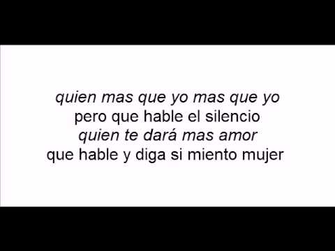 Quien mas que yo conjunto chaney con letra