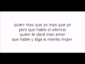 Quien mas que yo conjunto chaney con letra