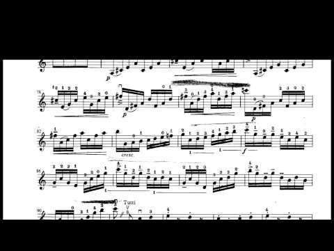 Vivaldi Concerto in A Minor third movement violin sheet music