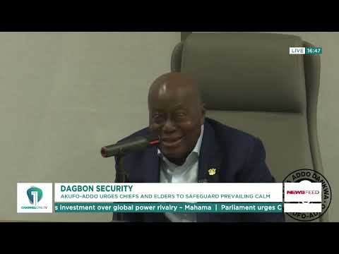 Akufo-Addo Calls on Dagbon Chiefs to Maintain Lasting Peace