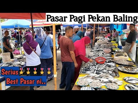 Amazing Malaysia Morning Market Tour | Pasar Pagi Pekan Baling, Kedah 