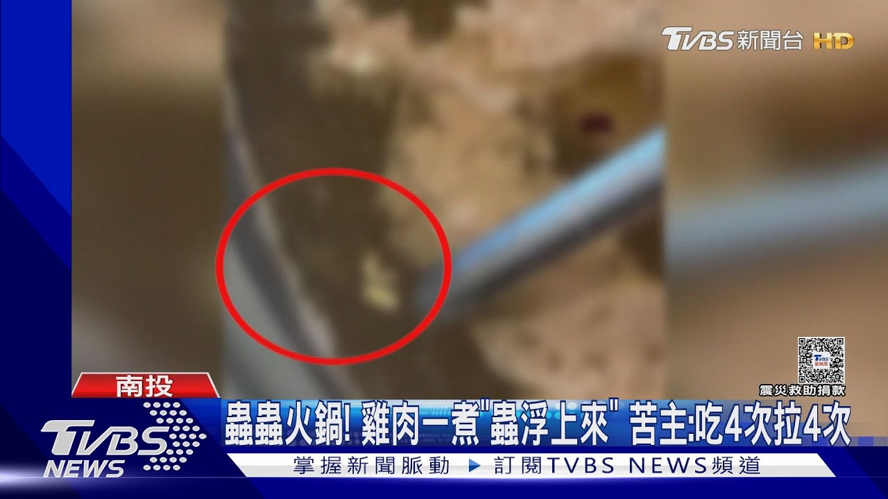 蟲蟲火鍋!雞肉一煮「蟲浮上來」 苦主:吃4次拉4次