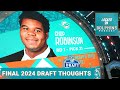 A Final Debrief Of The Miami Dolphins' 2024 NFL Draft Class