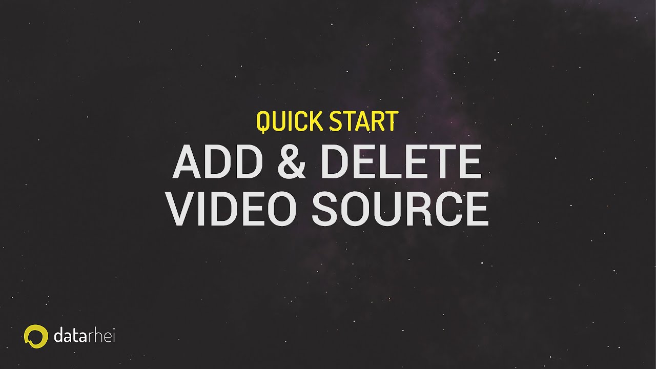 Schnellstart-Anleitung: Hinzufügen & Löschen von Videoquellen auf dem Streamingserver Restreamer