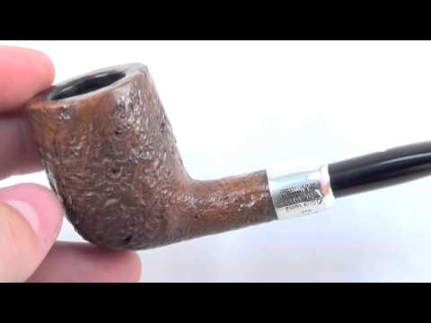 Dunhill Tanshell Classic Billiard Style Smoking Pipe W Silver Military Mount From PIPELIST.COM