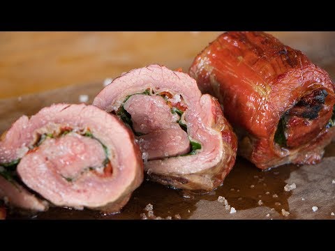 HOW TO MAKE FLANK STEAK ROLLS - By CustomGrill