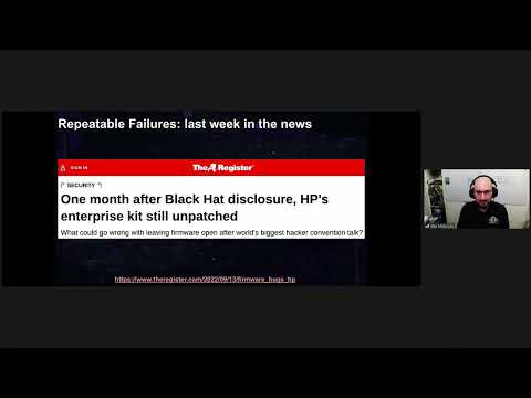 No Hat 2022 - Alex Matrosov - [Keynote] The Evolution of Firmware Threats: Attacks below the OS