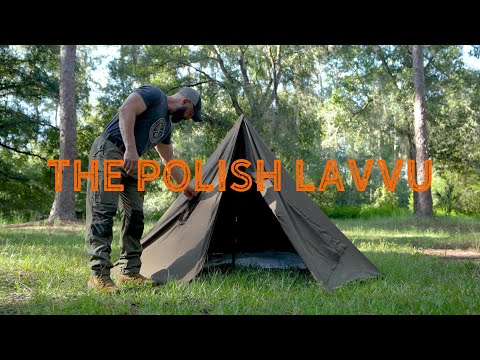 Polish Army Lavvu Tent Setup & Review | Best Military Surplus Shelter Bushcraft & Survival Camping