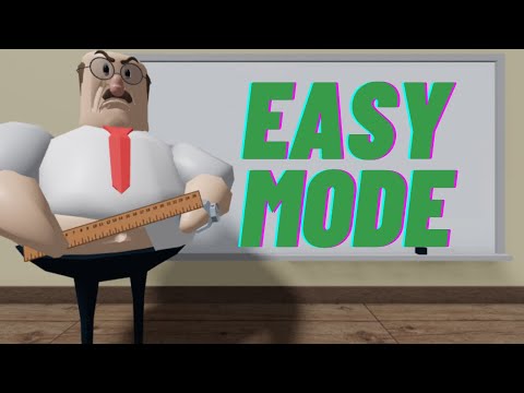 Roblox Great School Breakout! OBBY Easy Mode Full Walkthrough