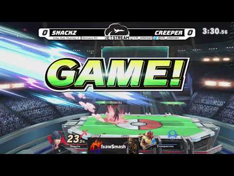 IzAw Sub Tourney 2 Winners R3 - Snackz (Chrom) Vs. Creeper (Bowser) Smash Ultimate - SSBU