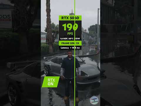 GTA 5 Enhanced | Multi Frame Gen + Latency Test (RTX 5060)