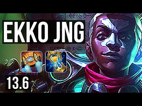 EKKO vs SYLAS (JNG) | 8/0/1, 3.2M mastery, 3000+ games, Legendary | KR Grandmaster | 13.6