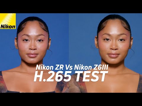 Nikon ZR Vs Nikon Z6III H.265 Video Comparison | N-Log Softness?