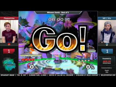 Speakeasy Smash [2/15/17] - ME | Vro (Marth) vs. Pleasantries (Samus) - SSBM - Winners Semis